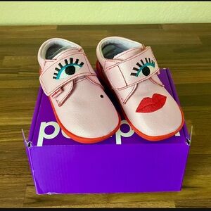 New Pediped Pink Baby Shoes, US 7, leather
